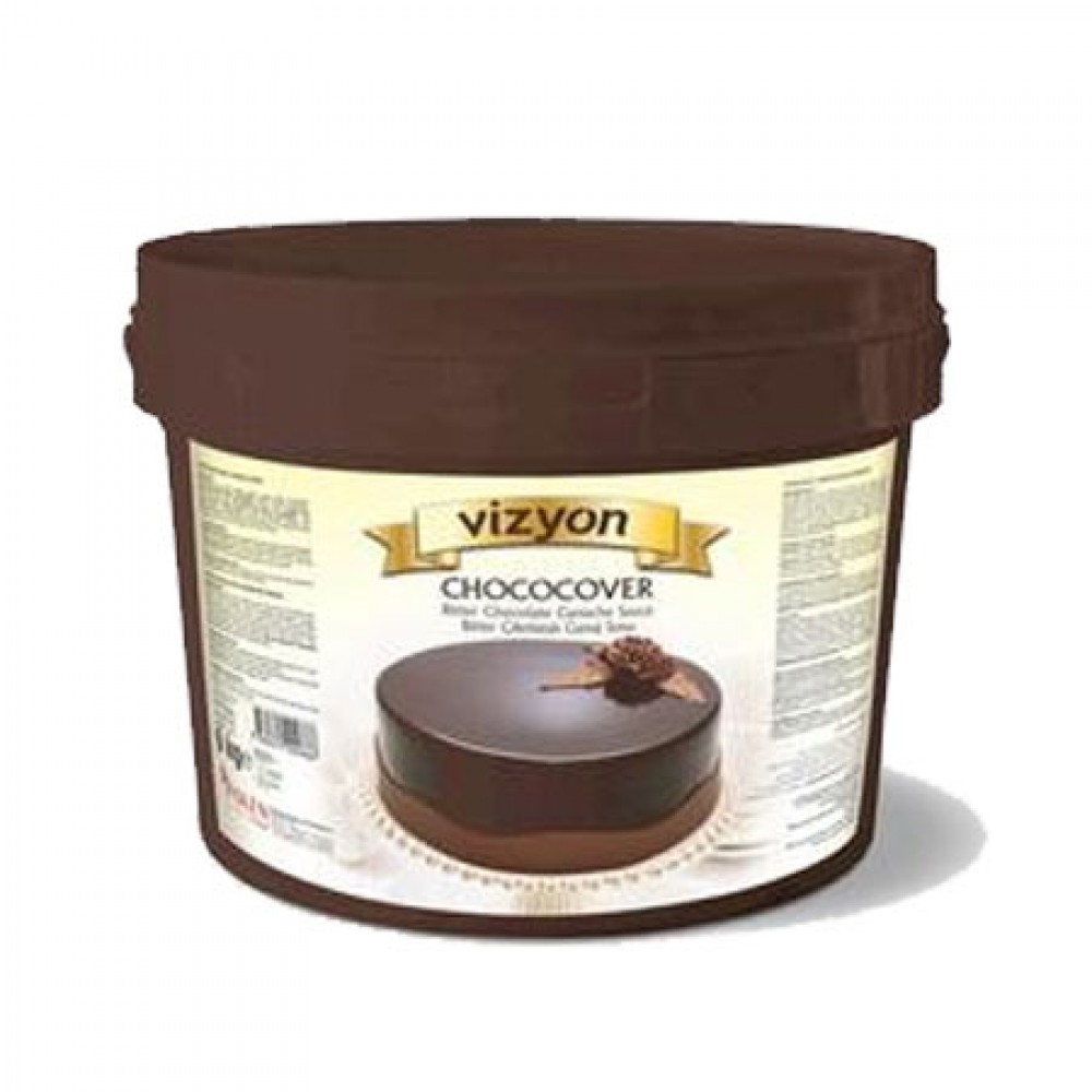 VİZYON  GANAJ SOSU CHOCOCOVER BİTTER  6kg*4ad