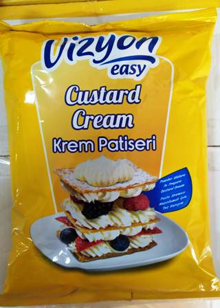 VİZYON EASY TOZ KREM PATİSSERİE 1kg*10ad