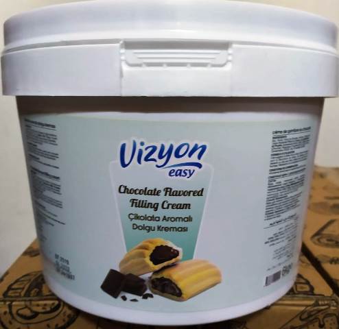 VİZYON EASY DOLGU KREMA ÇİKOLATA  6kg*4ad