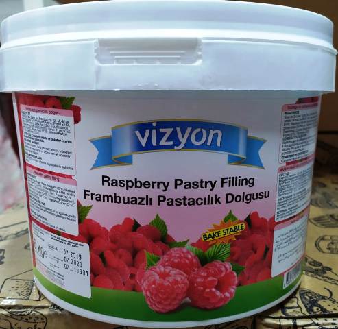 VİZYON DOLGU (MEYVE PARÇALI) FRAMBUAZ 6kg*4ad