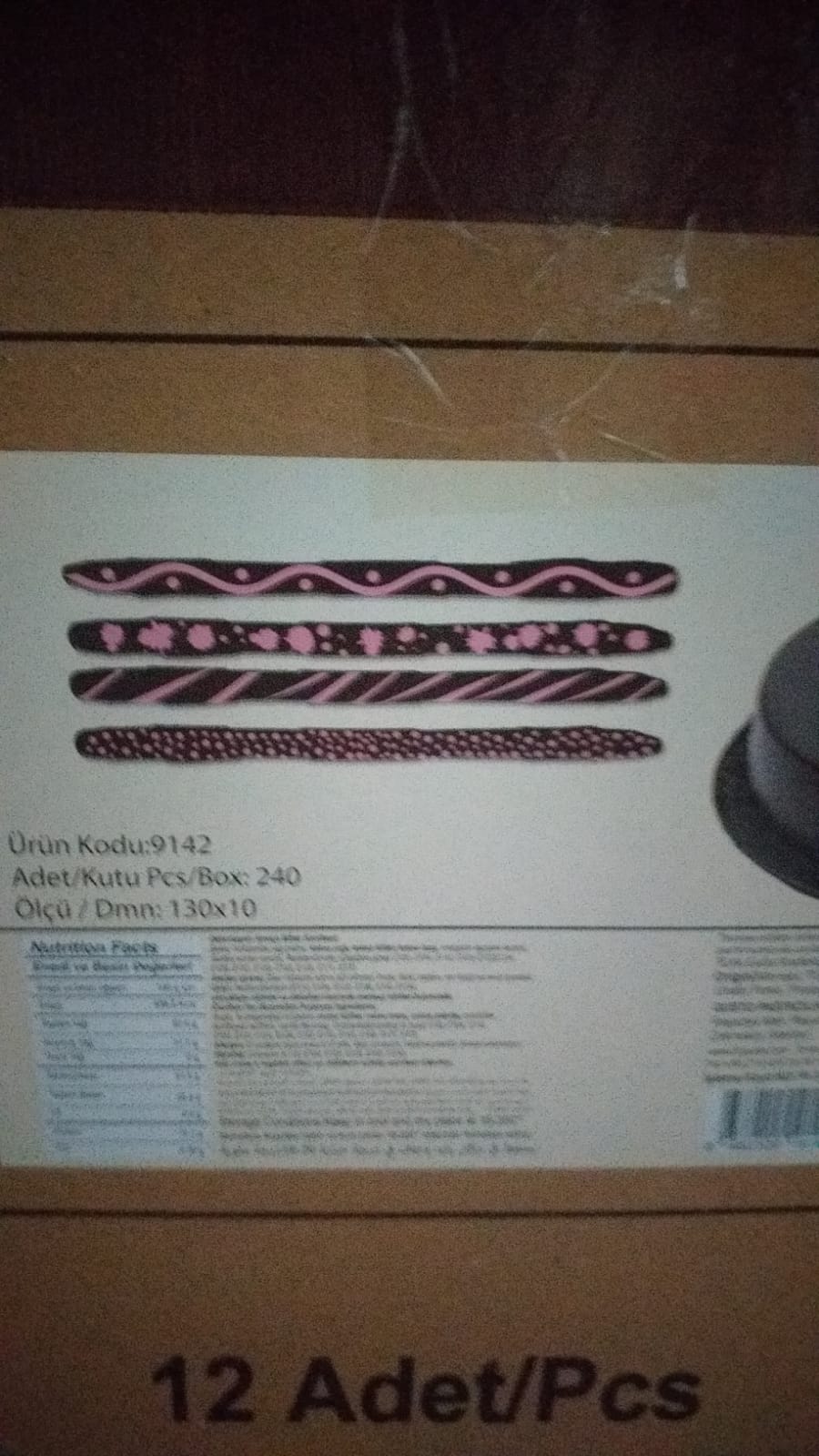 DEKOR ÇİKOLATA UZUN ÇUBUK 9142