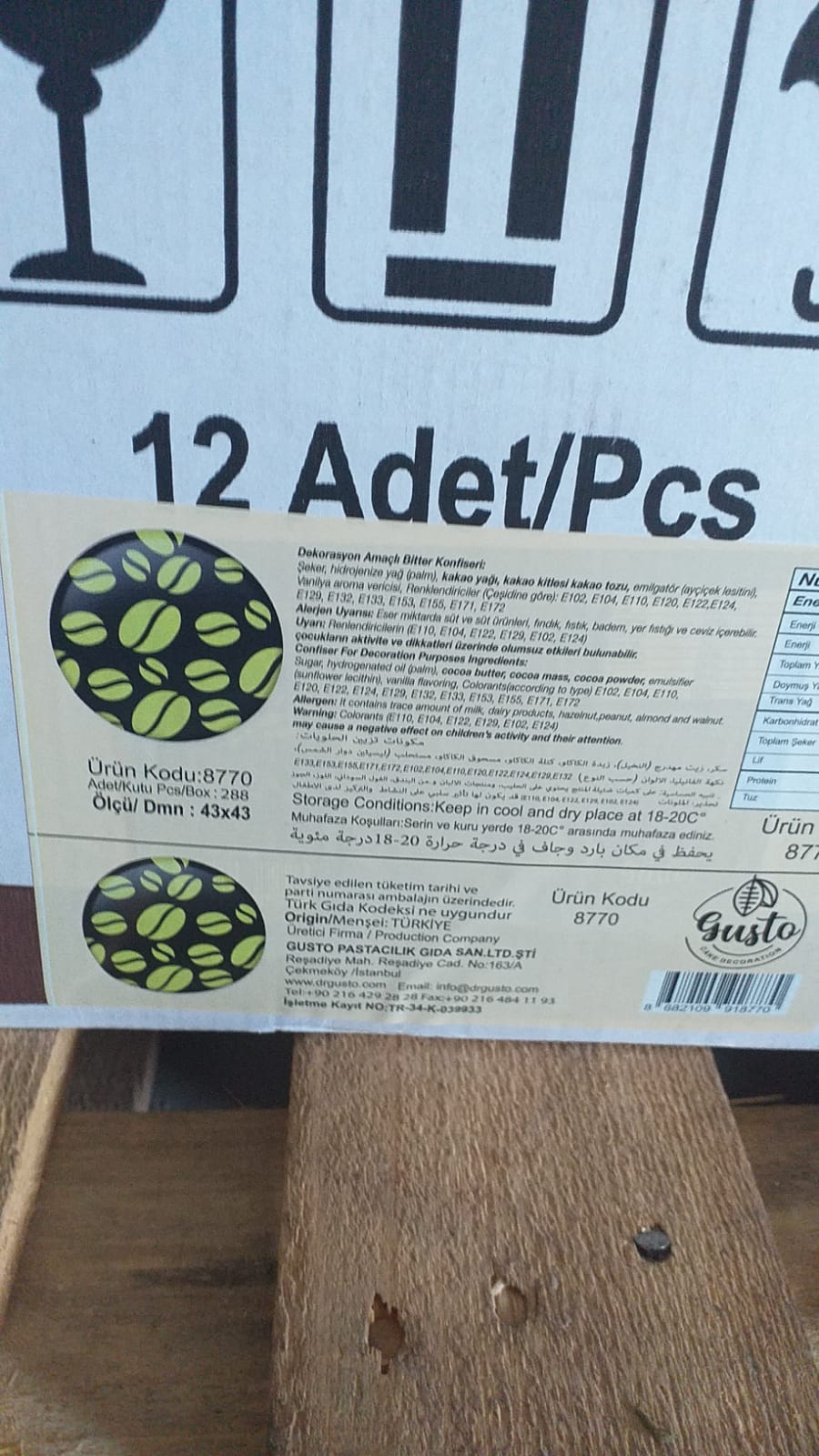 DEKOR ÇİKOLATA YUVARLAK 8770