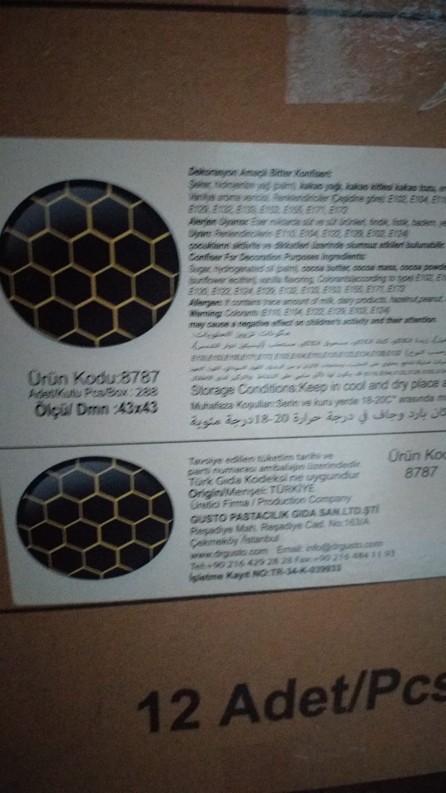 DEKOR ÇİKOLATA YUVARAK 8787